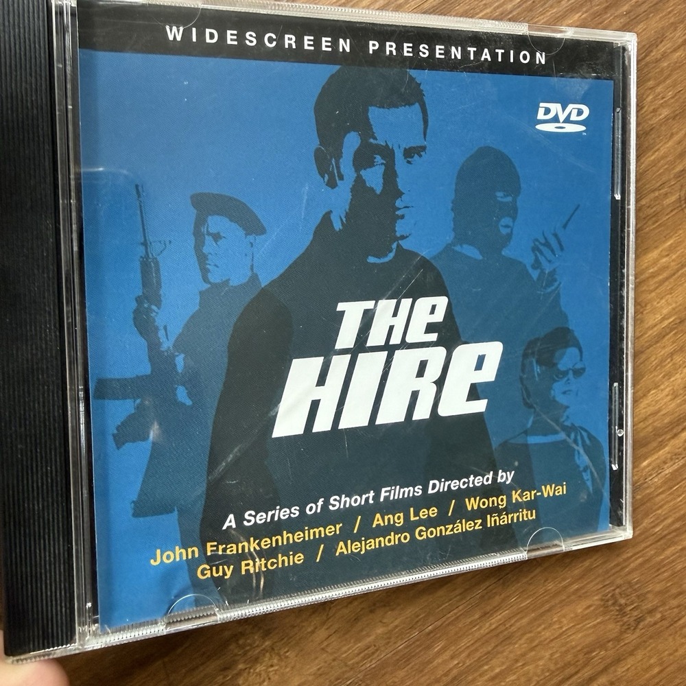 BMW "The Hire" DVD 5 Short Films Vol 1 feat. Speed Race Cars Racing Clive Owen